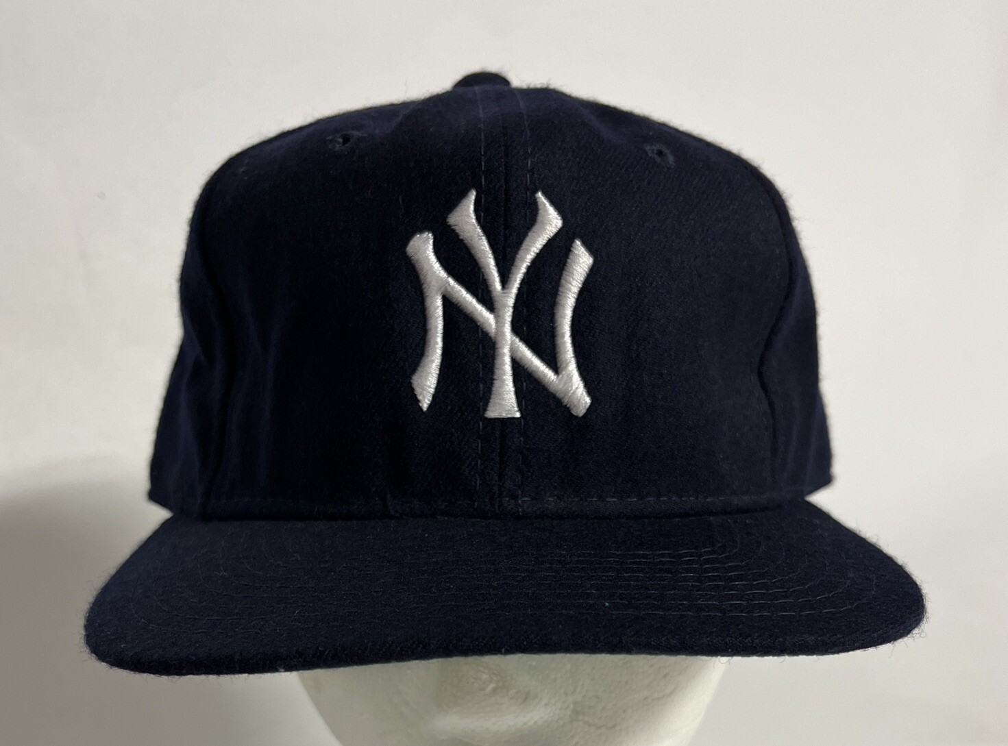 Near Mint New York Yankees Clete Boyer Signed Sports Specialties Fitted Wool Hat