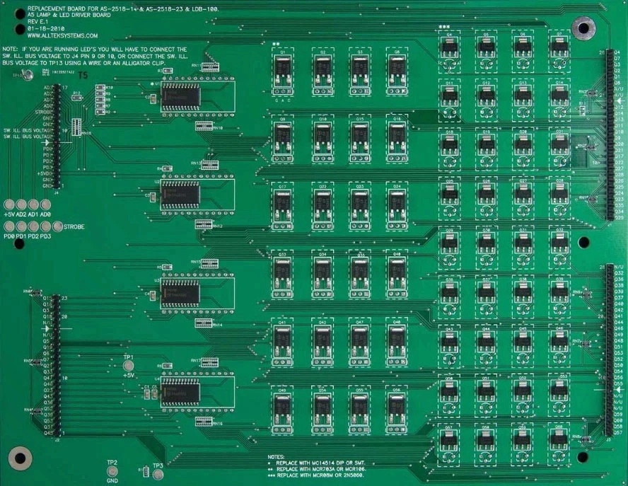 Alltek BALLY, STERN, AND OTHER MANUFACTURES Ultimate Lamp/LED Driver Board -NEW Alltek BALLY, STERN, AND OTHER MANUFACTURES Ultimate Lamp/LED Driver Board -NEW