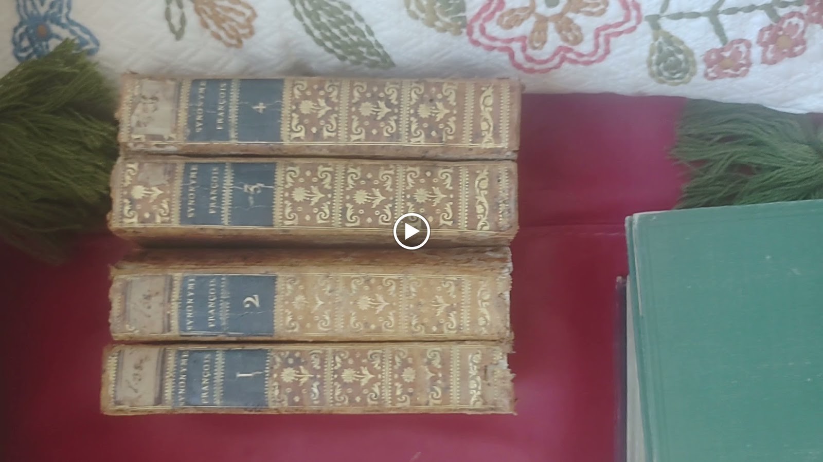 1786 Nouveaux Synonymes Francois Roubaud 4 Vols Antique French Linguistics