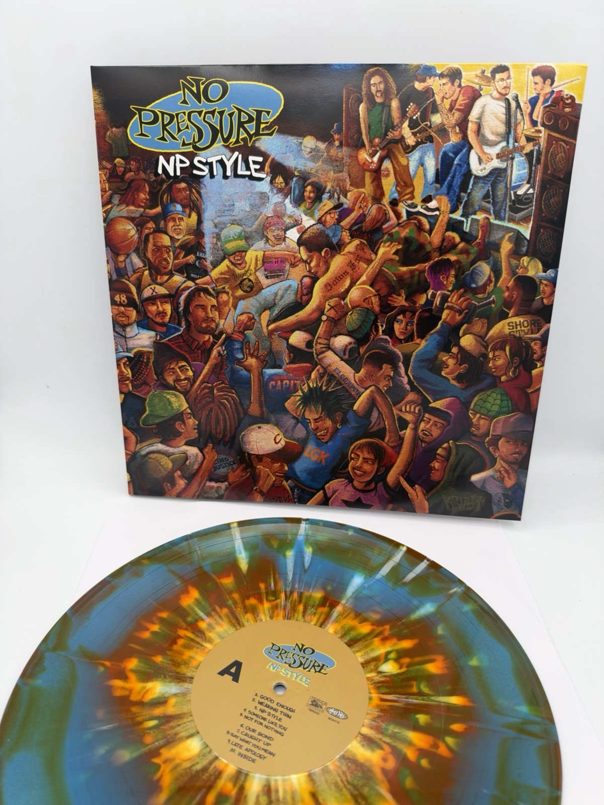 No Pressure - NP Style Vinyl LP Orange/Blue Sky Splatter x/200 Streets Of Hate No Pressure - NP Style Vinyl LP Orange/Blue Sky Splatter x/200 Streets Of Hate