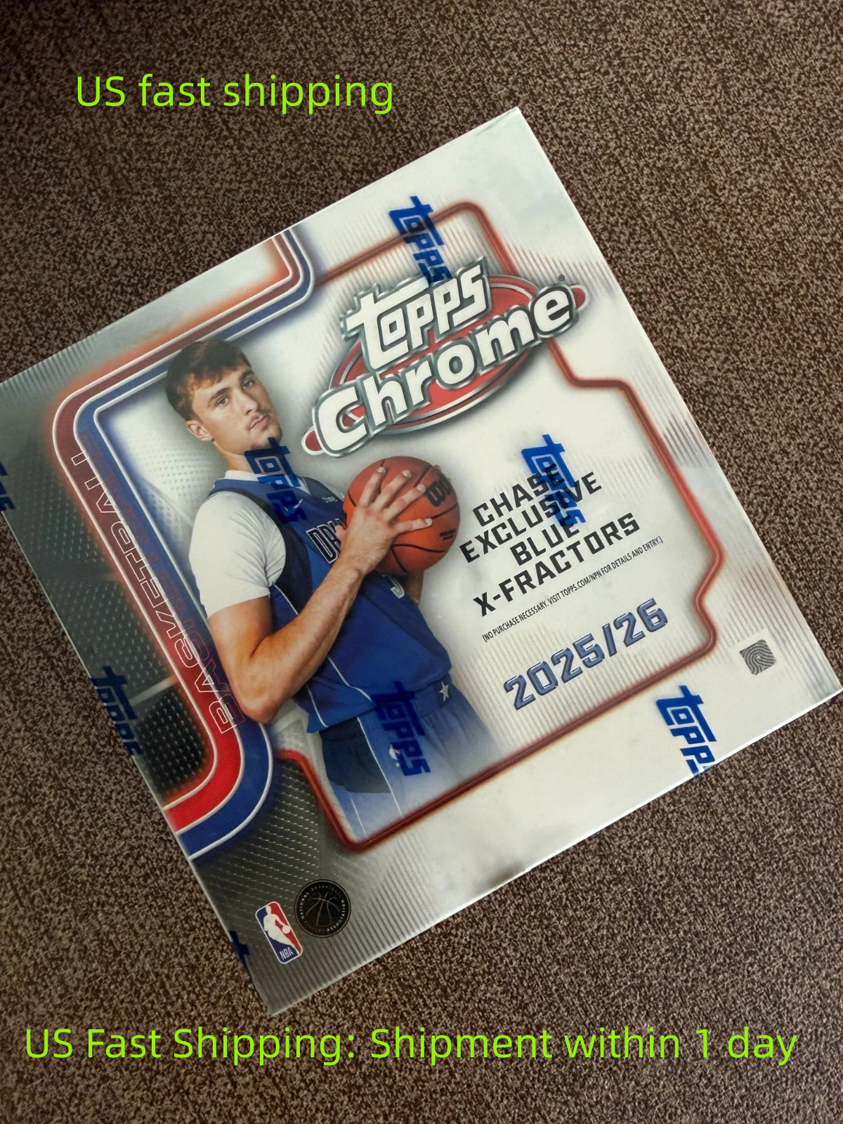 (12) Lot 2025-26 Topps Chrome NBA Basketball Factory Sealed Mega Box-US