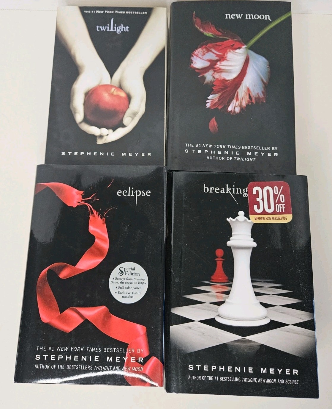 Twilight Series #1–4 HC & PB Set First / Special Edition Stephenie Meyer w/ DJs