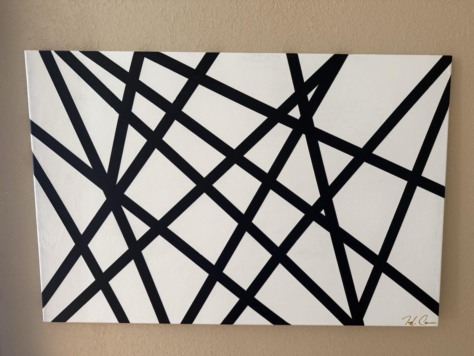 VERY NICE Vintage Abstract Art Canvas Original Painting 24x36 Very Nice VERY NICE Vintage Abstract Art Canvas Original Painting 24x36 Very Nice