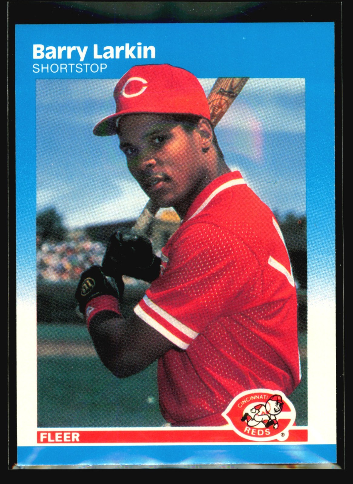 1987 Fleer Barry Larkin RC #204