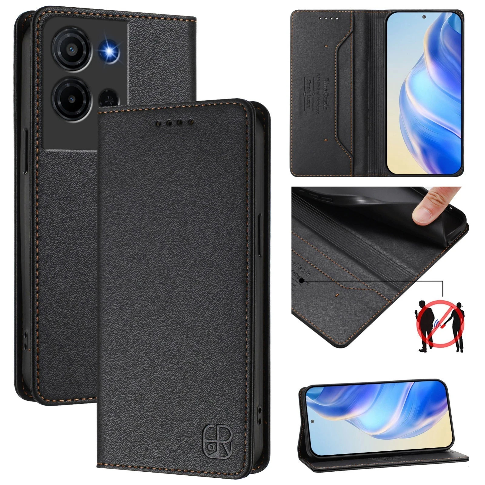 PU Leather Multifunctional Flip Phone Case Cover For TCL K32 /K33 PU Leather Multifunctional Flip Phone Case Cover For TCL K32 /K33