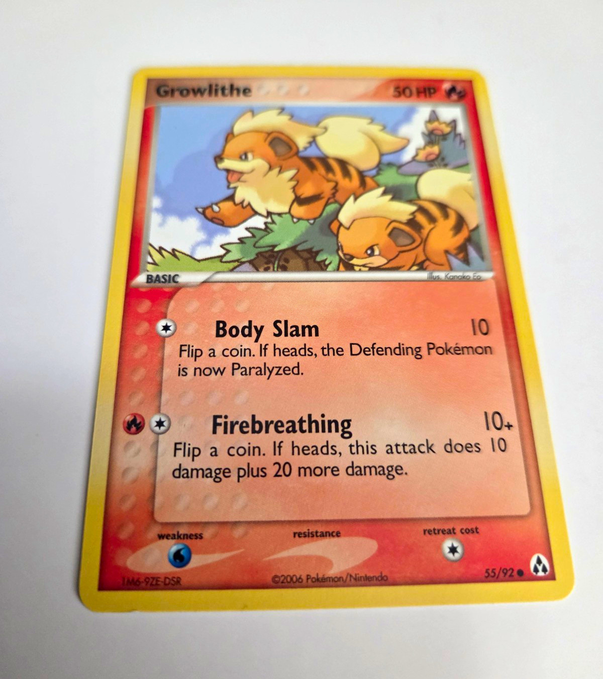The Pokémon Company Growlithe 55/92 EX Legend Maker Common The Pokémon Company Growlithe 55/92 EX Legend Maker Common