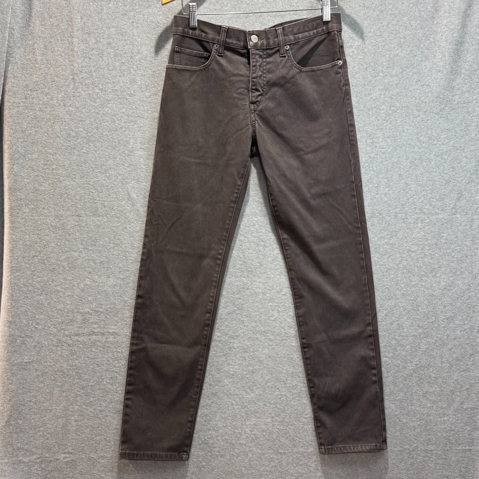 Hiroshi Kato The Pen Slim Brown Raw Selvedge Jeans Men W30 L30 Made USA