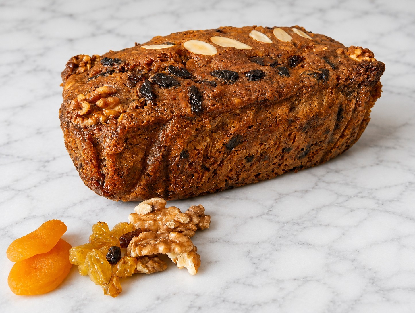 Holy Land Fruit Cake: All Natural, Full of Fruits and  Nuts 2 Pound Cake