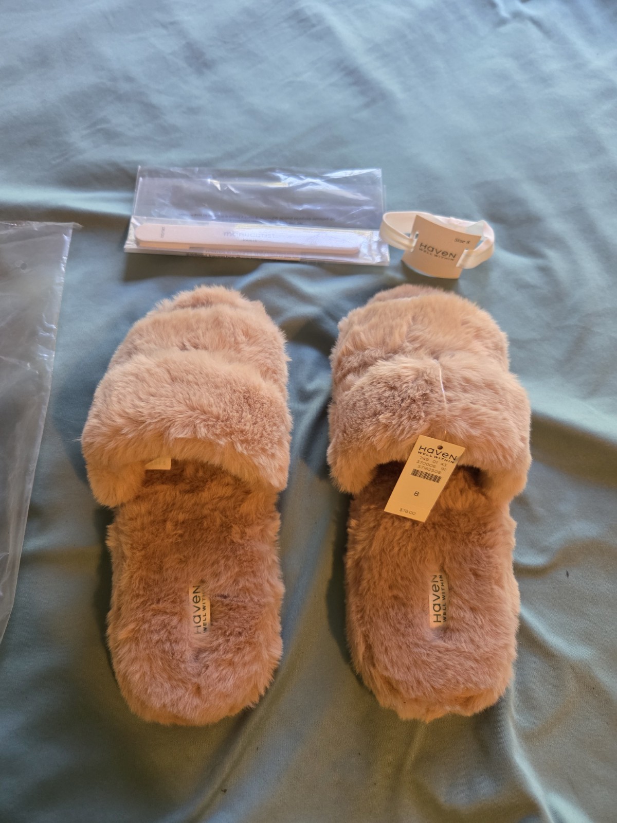 Haven Well Within Fur Banded Slippers 50% OFF ($78 Retail) -- Women\'s Size 8/NWT