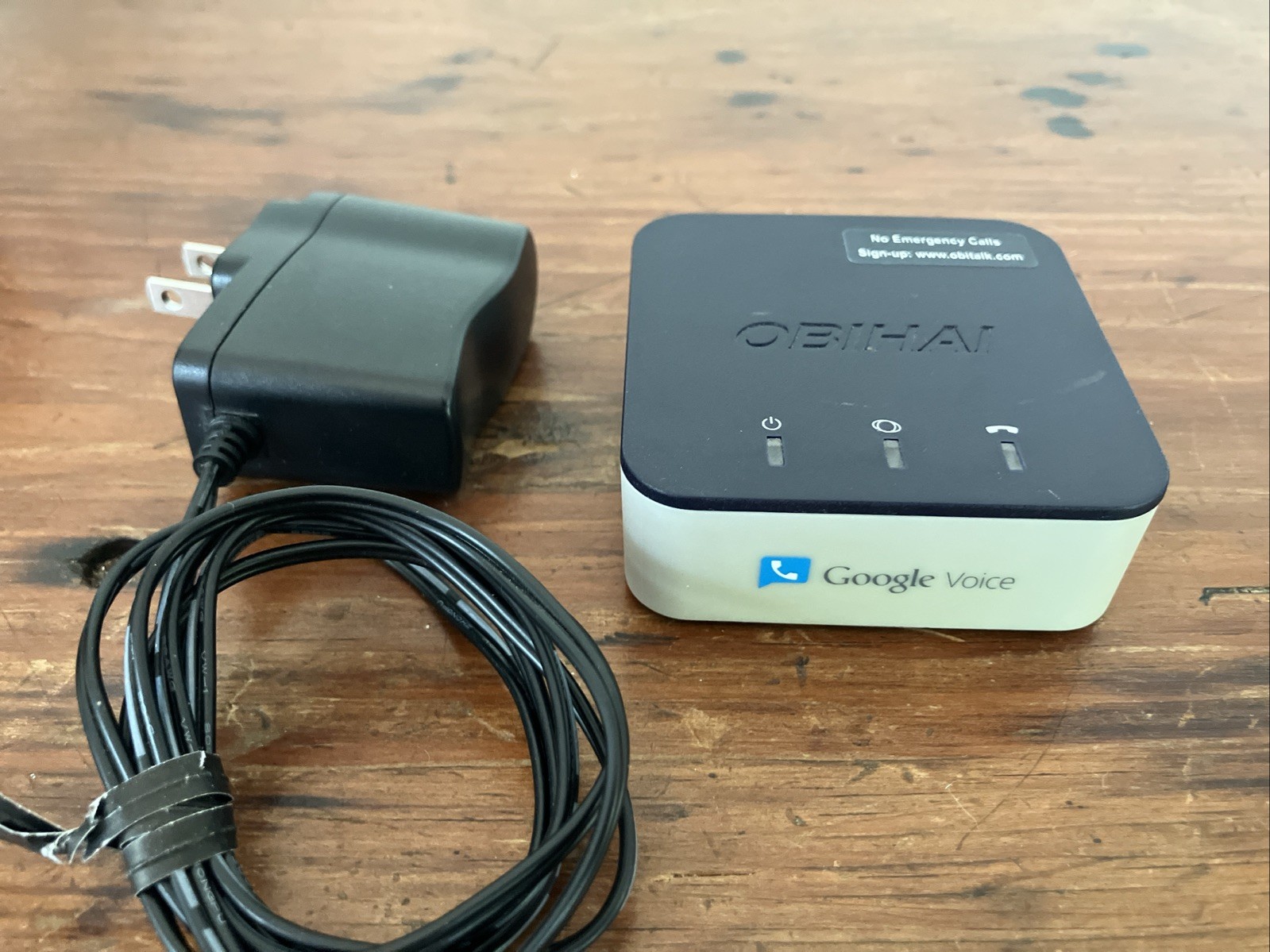 Obihai OBi200 VoIP Telephone Adapter Google Voice w Power Supply