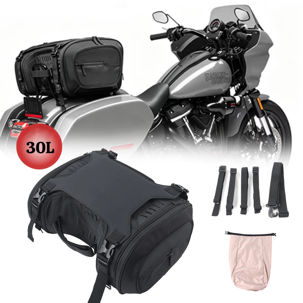 Luggage bag For Harley Softail Low Rider ST El Diablo FXLRST 2022+30L Trunk Bag