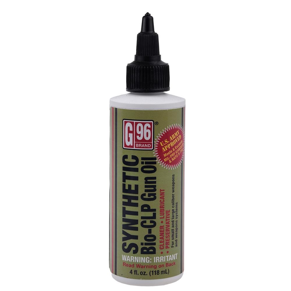 G96 Synthetic Bio-CLP Gun Oil 4 oz. Bottle UPC: 616774205307