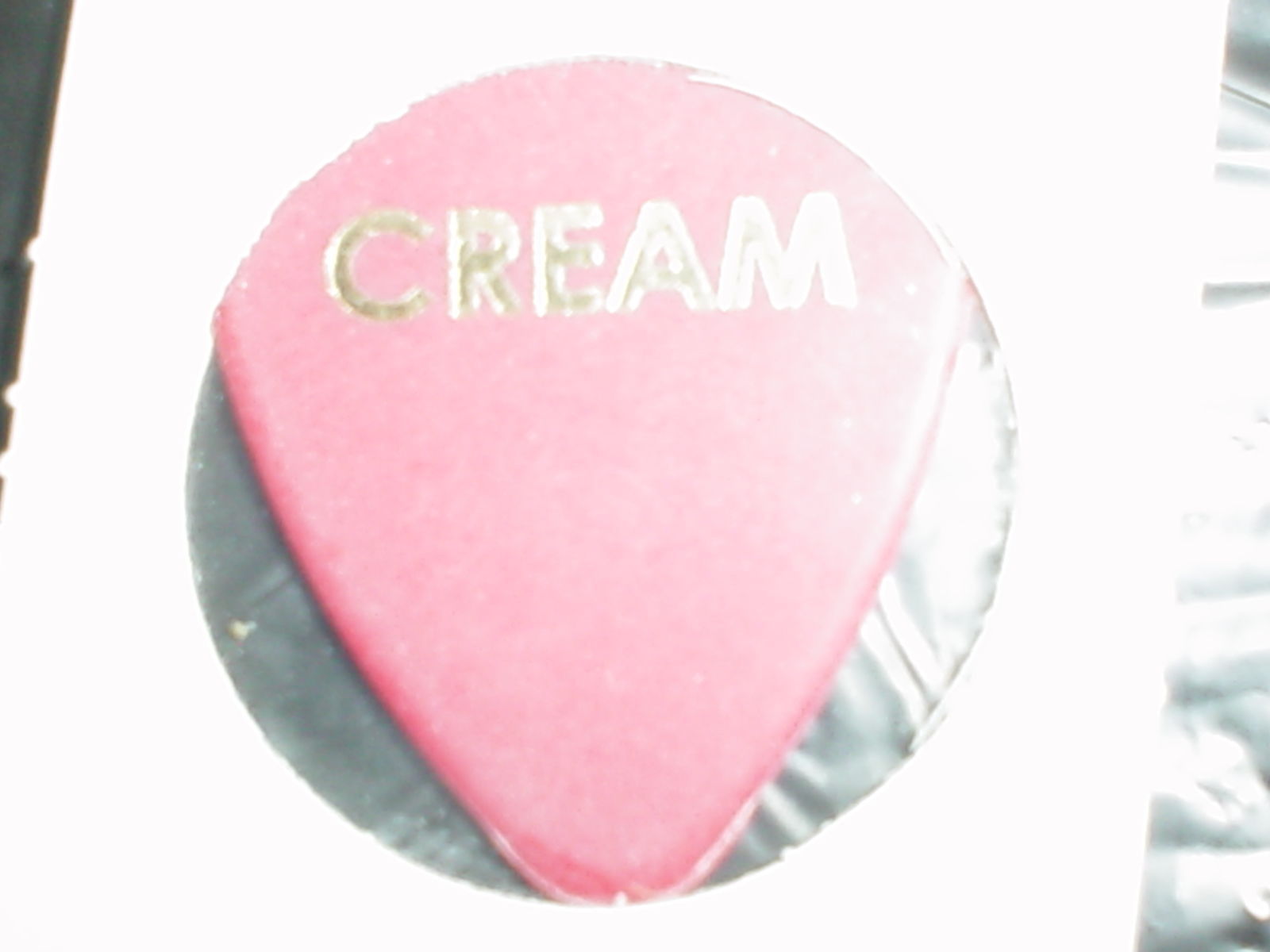 CREAM Eric Clapton Jack Bruce Ginger Baker MS New York 2005 Rare Red GUITAR PICK CREAM Eric Clapton Jack Bruce Ginger Baker MS New York 2005 Rare Red GUITAR PICK