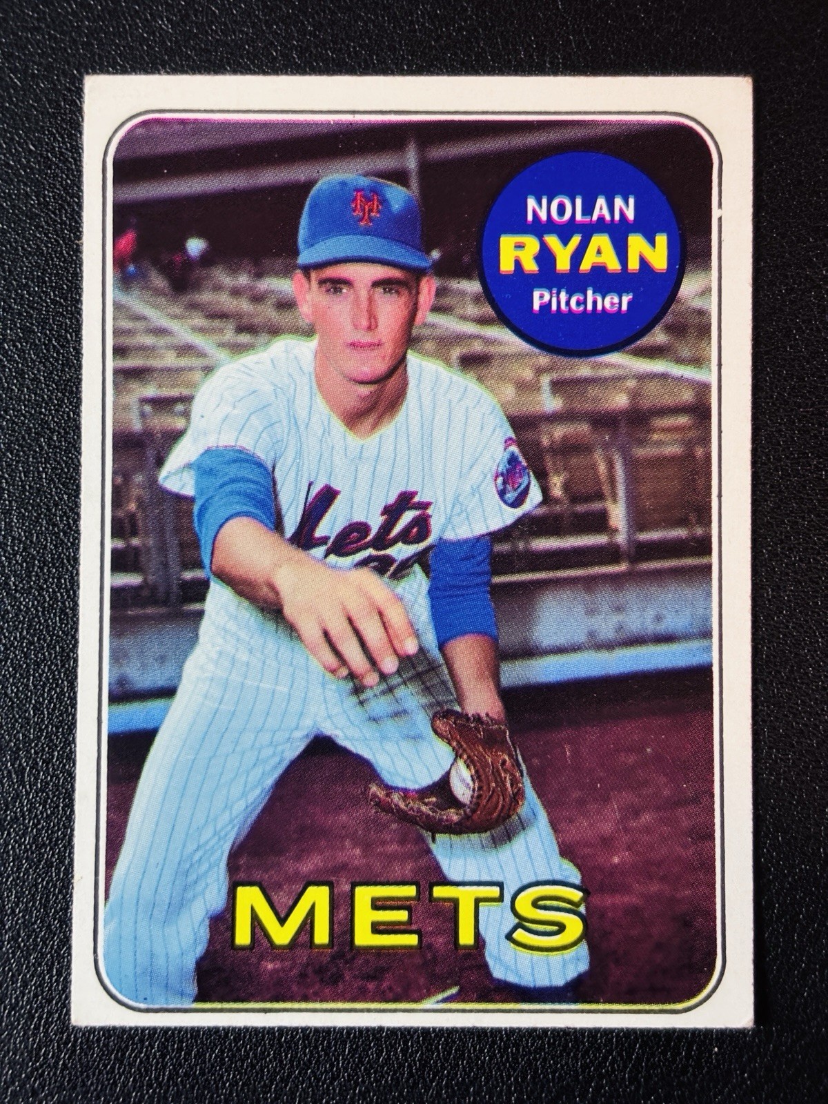 1969 Topps Nolan Ryan #533 New York Mets Graded Baseball Card High # EX PB 1969 Topps Nolan Ryan #533 New York Mets Graded Baseball Card High # EX PB