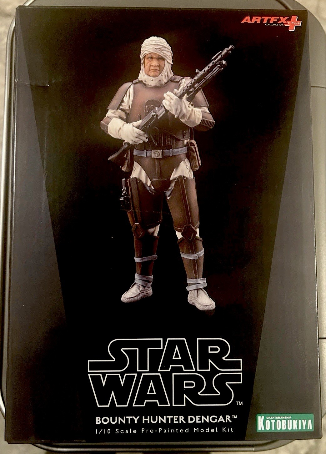 Kotobukiya ArtFX Dengar Bounty Hunter Star Wars 1/10 Scale Pre-Painted Model Kit Kotobukiya ArtFX Dengar Bounty Hunter Star Wars 1/10 Scale Pre-Painted Model Kit
