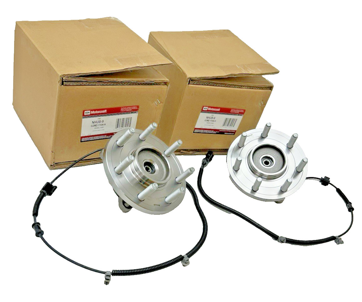 Motorcraft Front LH RH Wheel Bearing & Hub Assy Set x2 2009-2010 Ford F-150 5.4L Motorcraft Front LH RH Wheel Bearing & Hub Assy Set x2 2009-2010 Ford F-150 5.4L