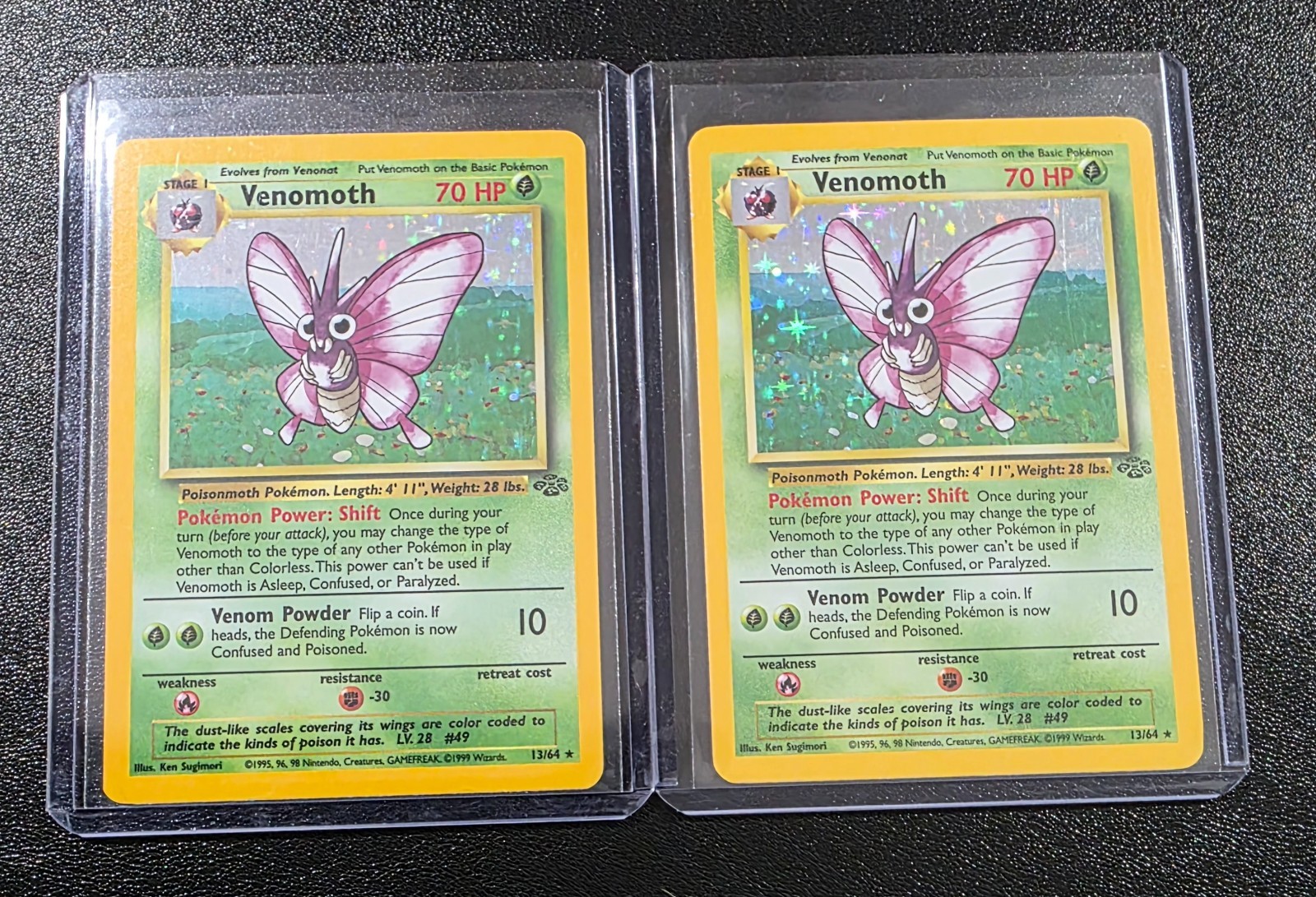 1999 Pokemon Jungle #13 Holo Venomoth NM