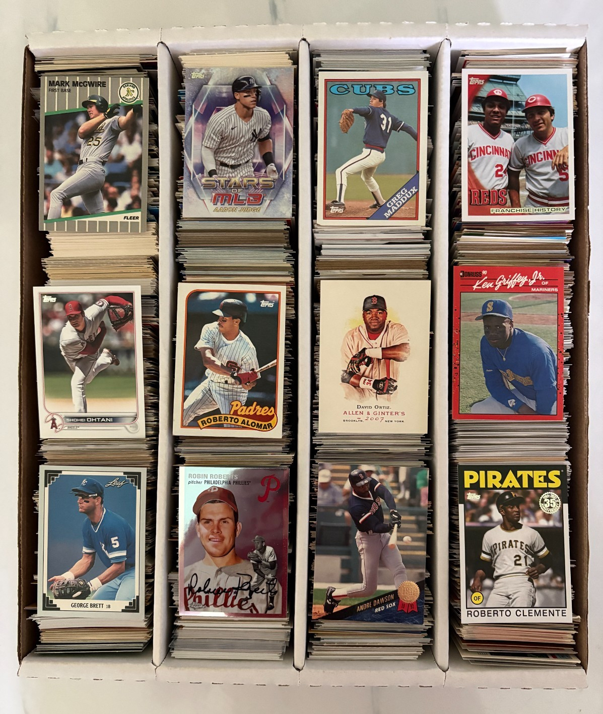 ~3000 Baseball Card **HOF & STARS ONLY** Huge Bulk Lot (1981 - Now) Ohtani/Etc.
