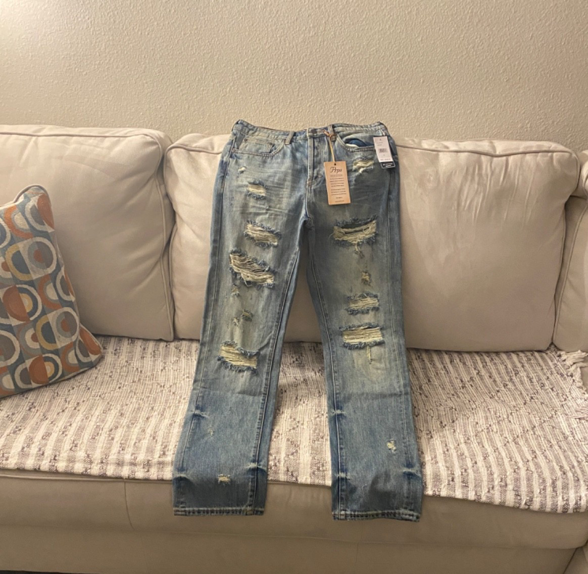 New Men\'s PRPS Barracuda Relaxed Fit Distressed Jeans Archive Collection Sz. 30 New Men\'s PRPS Barracuda Relaxed Fit Distressed Jeans Archive Collection Sz. 30