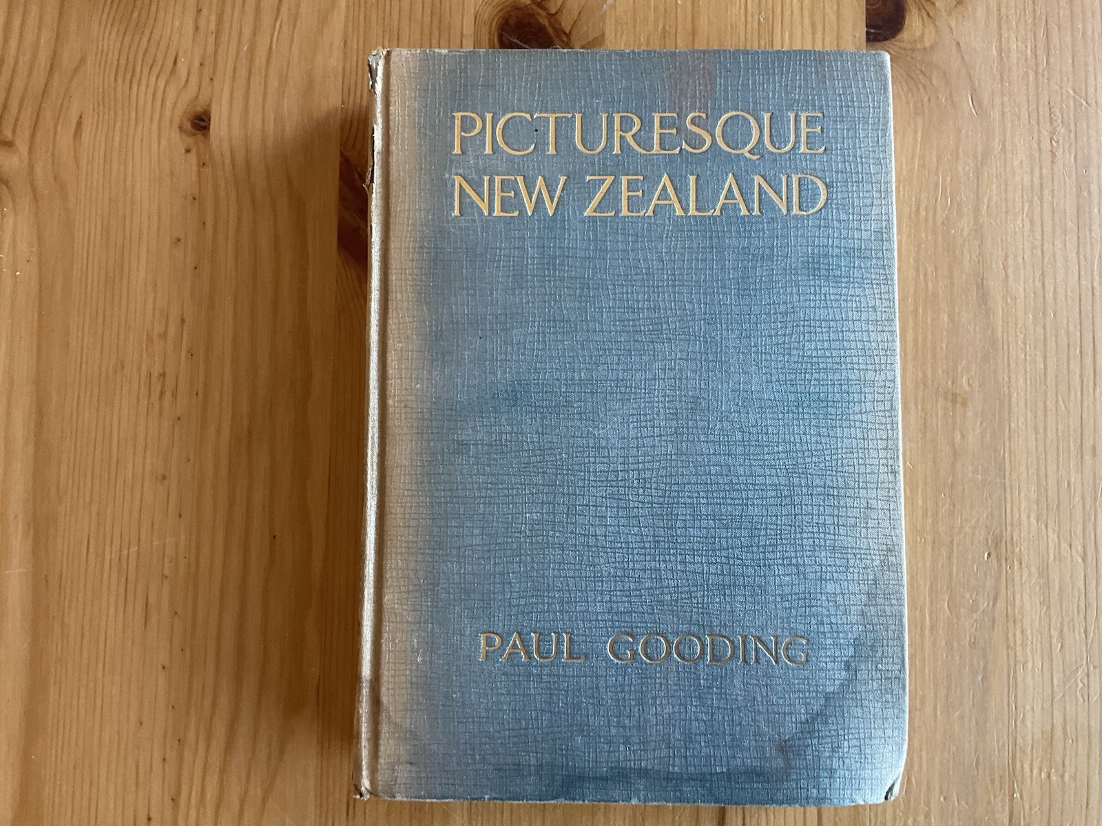 Picturesque New Zealand Paul Gooding 1913 Houghton Mifflin Illustrated Antique