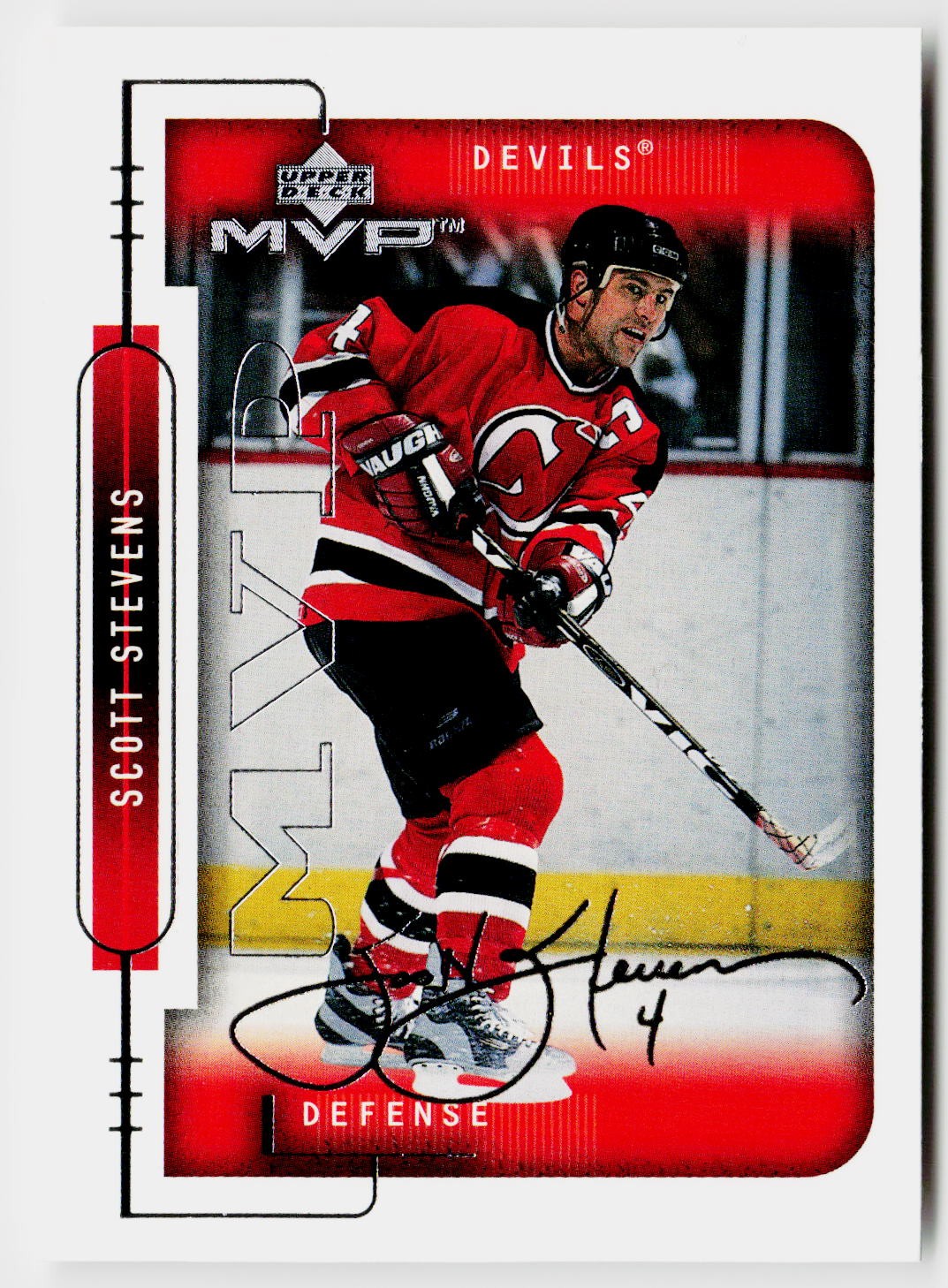 1999-00 Upper Deck MVP #114 Scott Stevens Silver Script