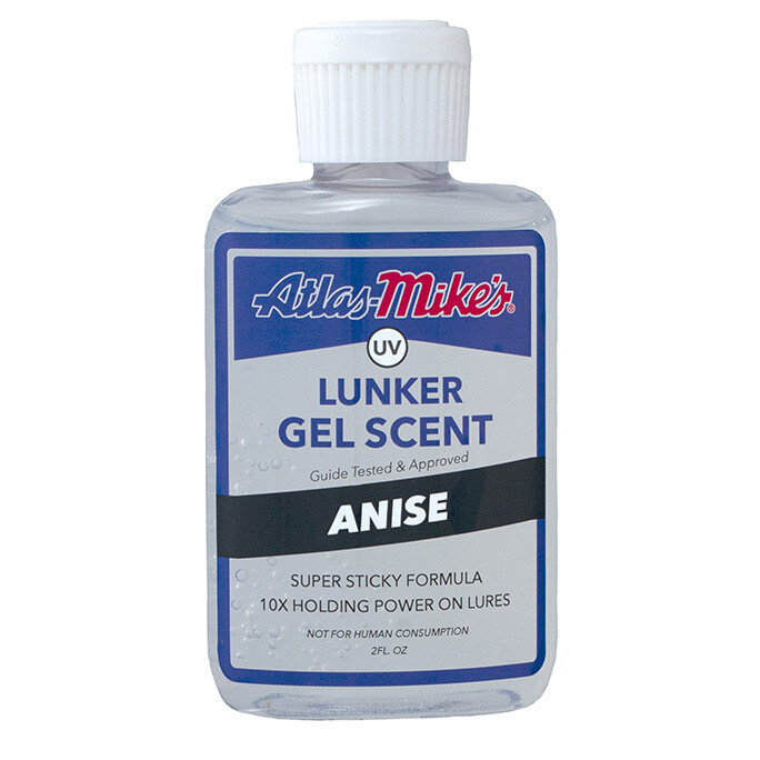  NEW ATLAS MIKE\'S UV LUNKER GEL SCENT ATTRACTANT-EXTRA STRENGTH-2OZ FLIP TOP 