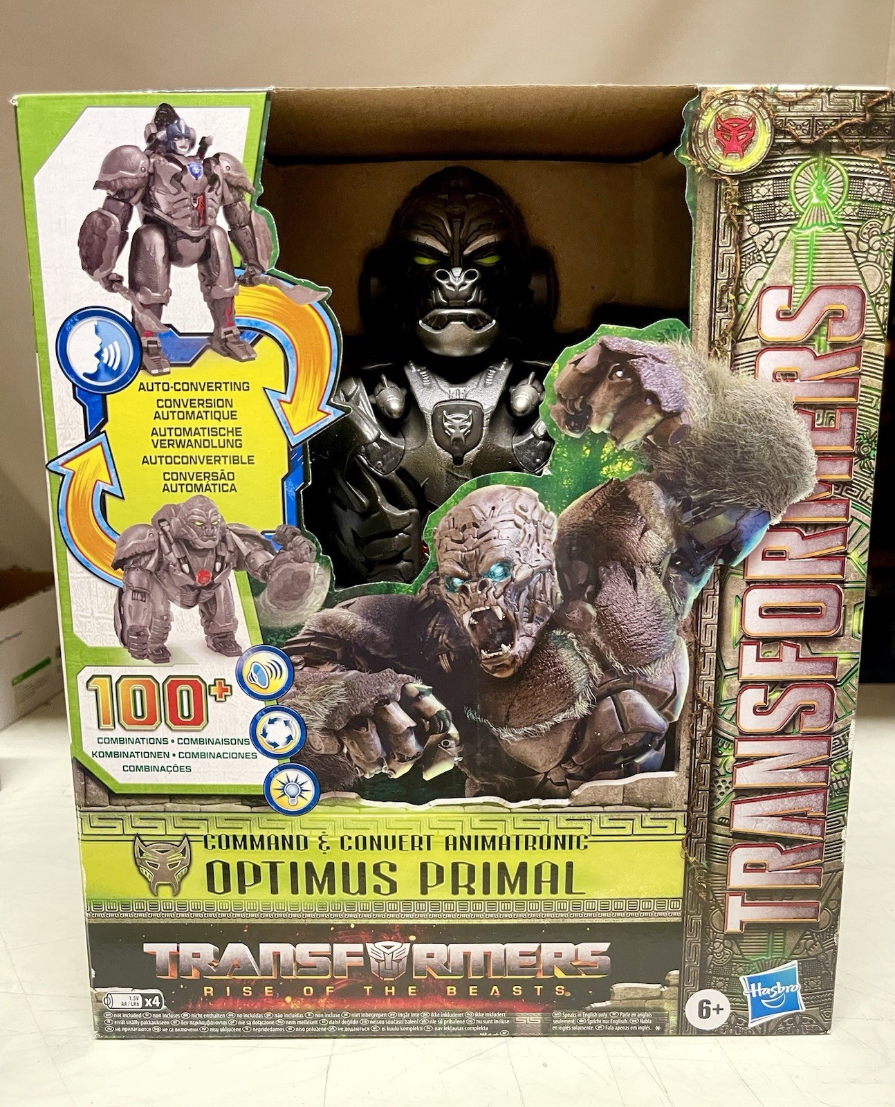Transformers Rise Of The Beasts Animatronic 12“ Optimus Primal Figure NEW
