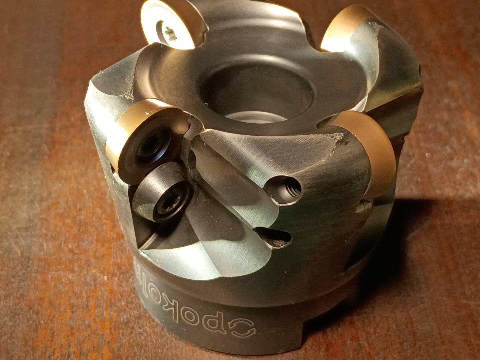 Pokolm 66MM RDMT1604MOTN Corner Radius Profile Face Mill (4) New ZimiCNC Inserts