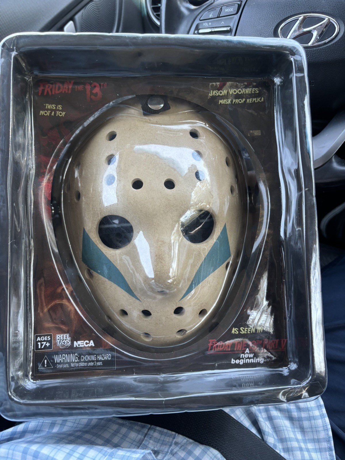 NECA Friday The 13th 5 Prop Replica a Beginning Jason Voorhees Hockey Mask
