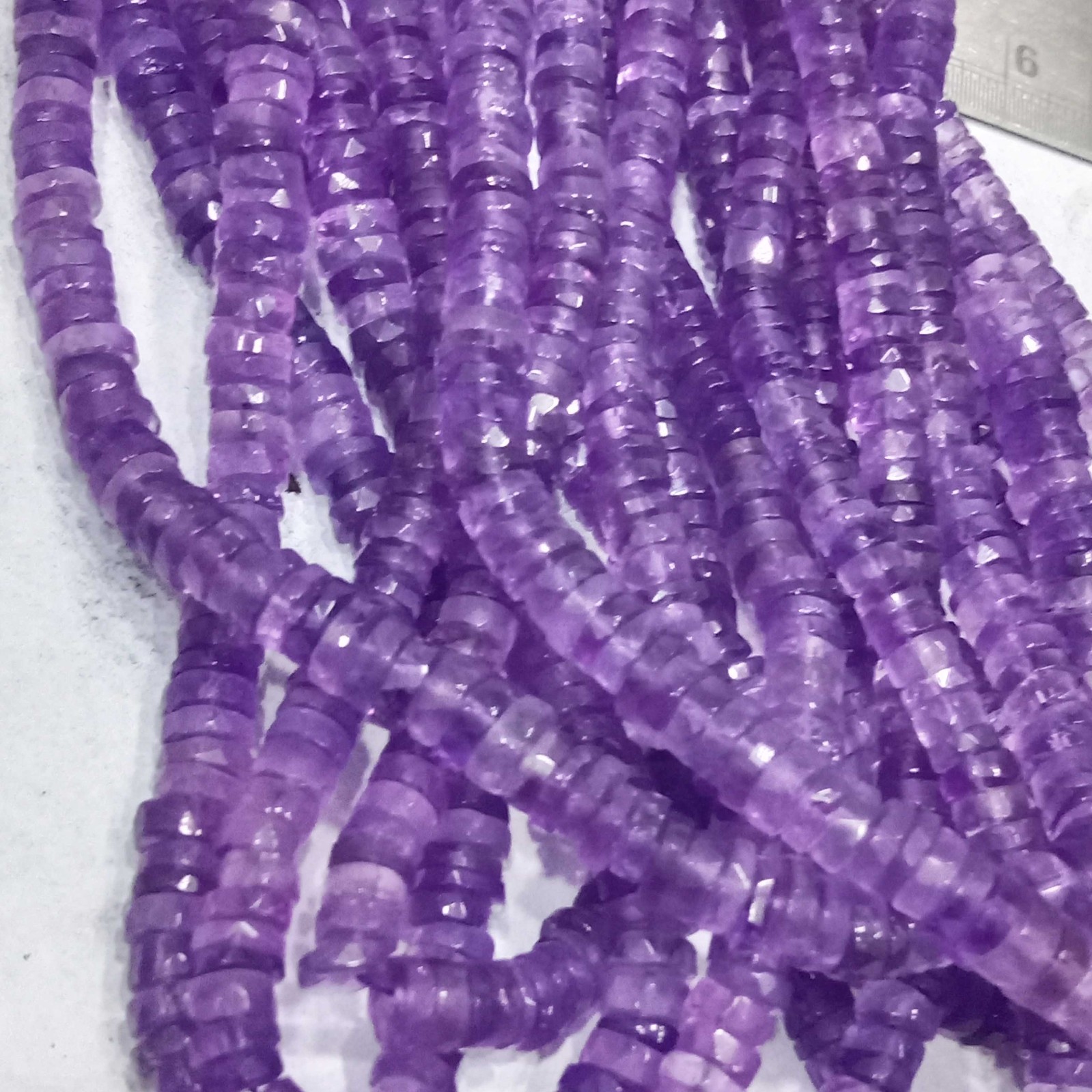 Light Purple Amethyst Gemstone Beads,Center Drilled Beads,6-7mm Semi Precious Light Purple Amethyst Gemstone Beads,Center Drilled Beads,6-7mm Semi Precious
