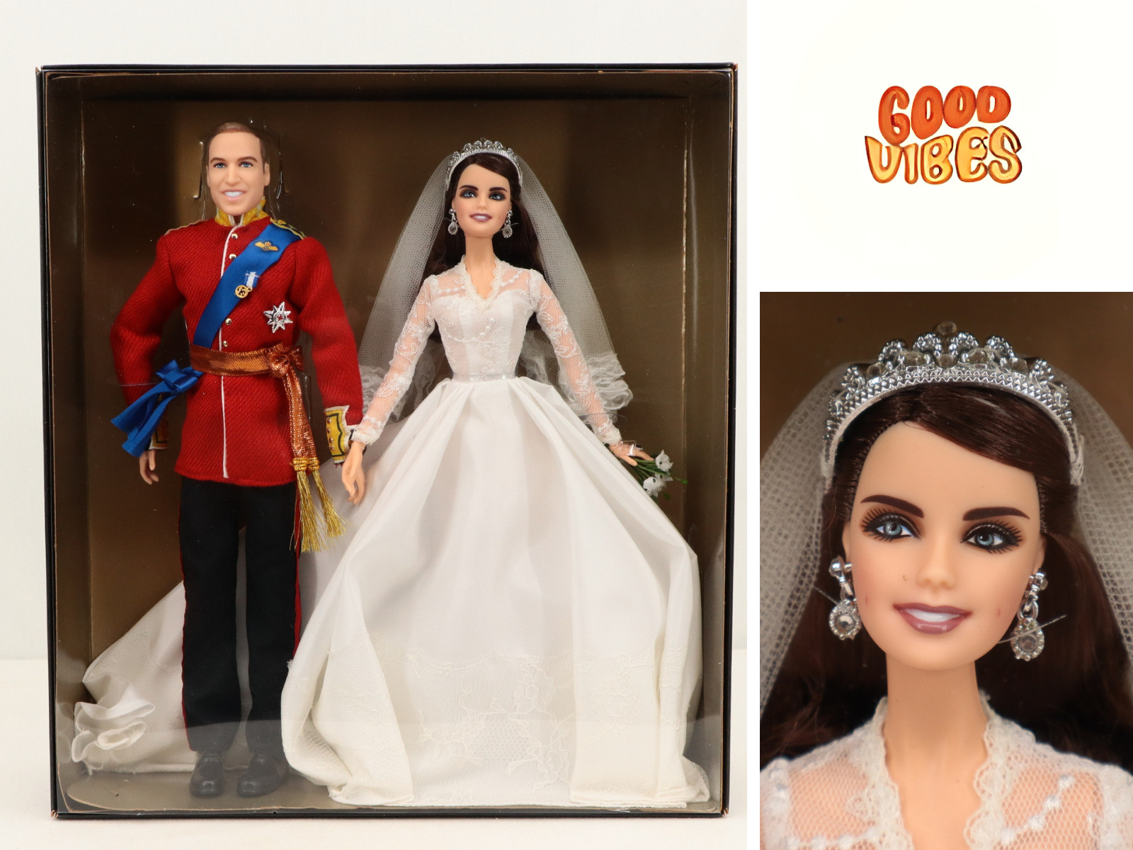 2011 Mattel Barbie William & Catherine Royal Wedding Gold Label NRFB W3420