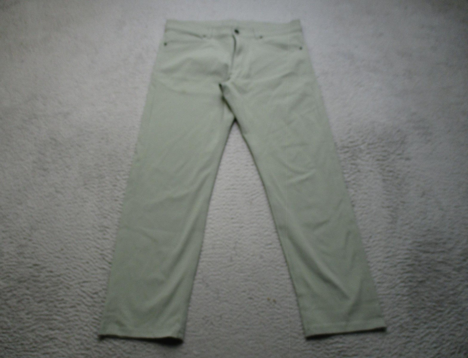 Western Rise Pants Mens 34 Green AT Pant Nylon Stretch Chino Casual Travel