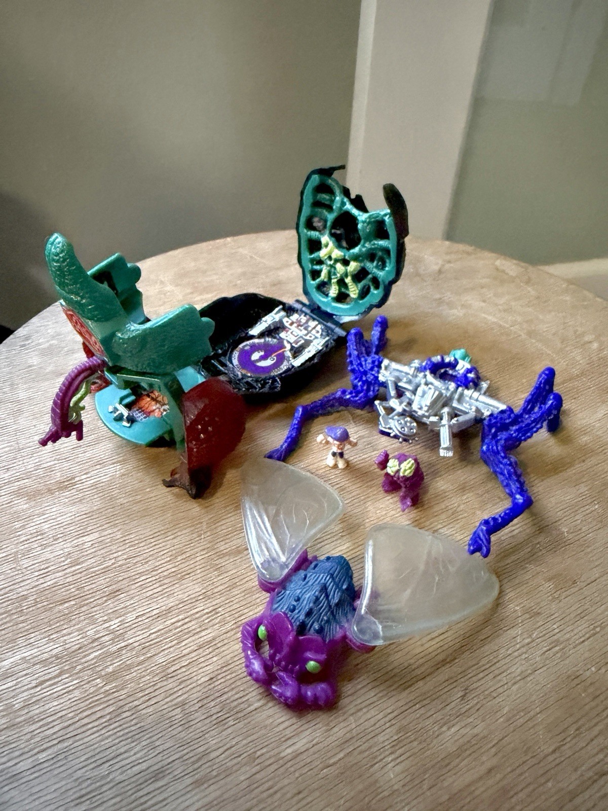 Vintage 1994 Mighty Max Squishes Fly Doom Zone Complete Bluebird Toys