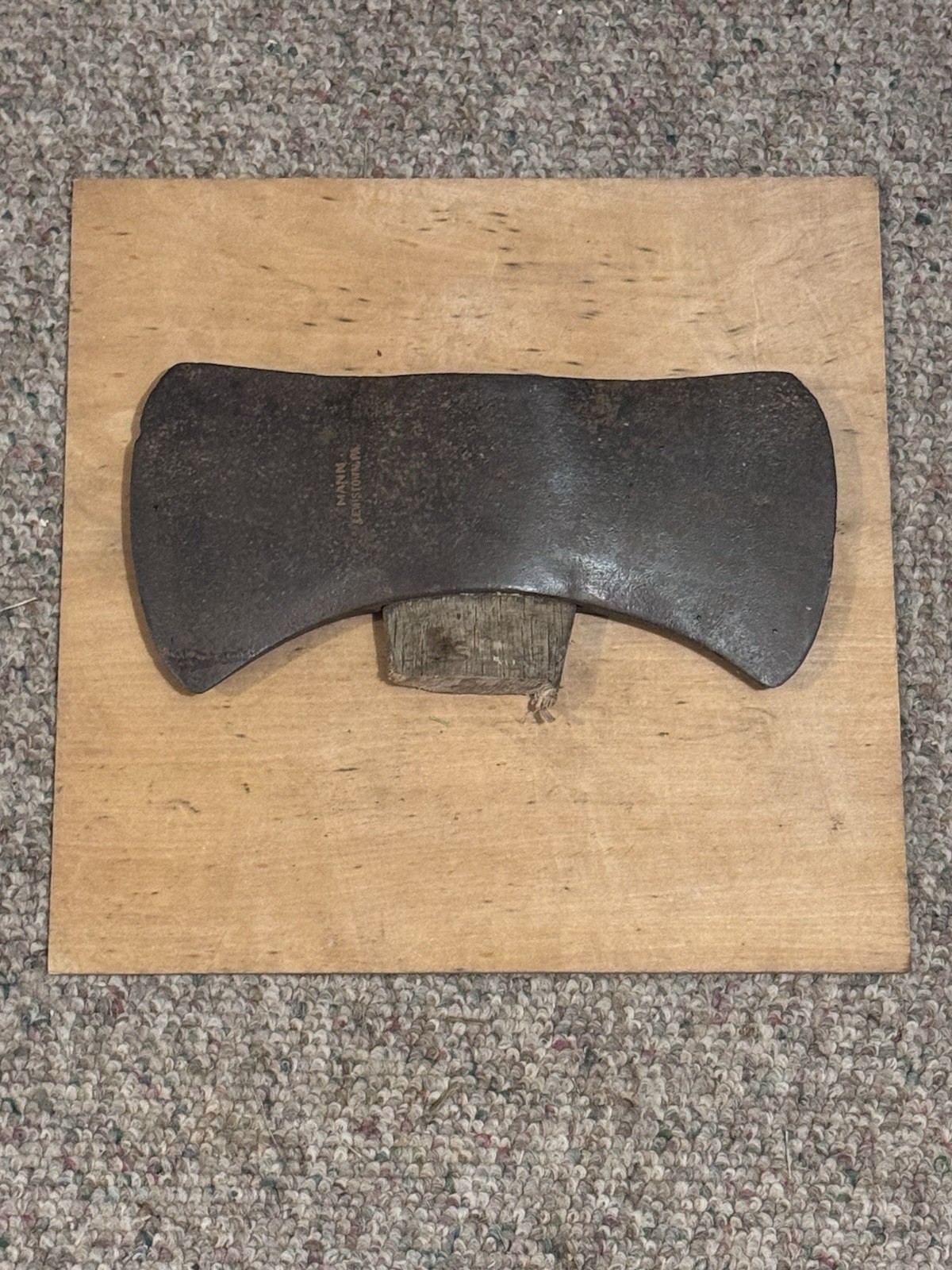 Vintage 4LB Mann Knot Klipper Double Bit Axe Head Vintage 4LB Mann Knot Klipper Double Bit Axe Head