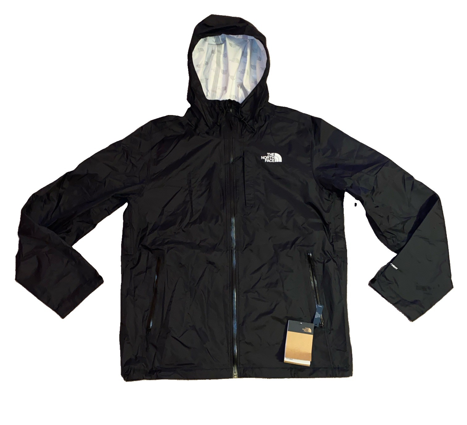 NWT The North Face Alta Vista Rain Jacket, men’s large, black