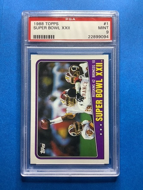 1988 Topps Football PSA 9 Mint Graded Singles *You Pick* Volume Discounts