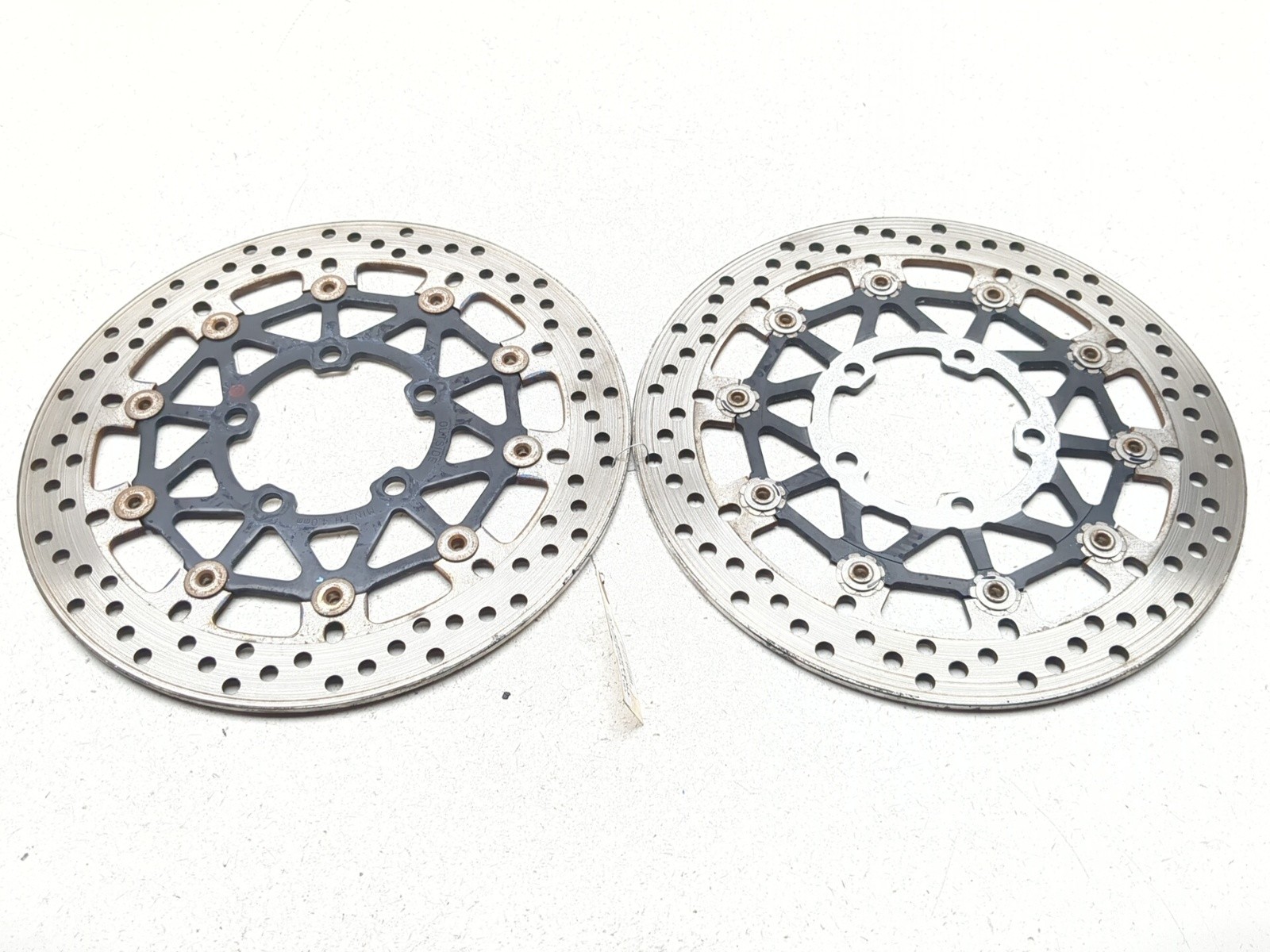 11-14 Triumph Tiger 800 Left & Right Front Brake Rotors Disc T2020286