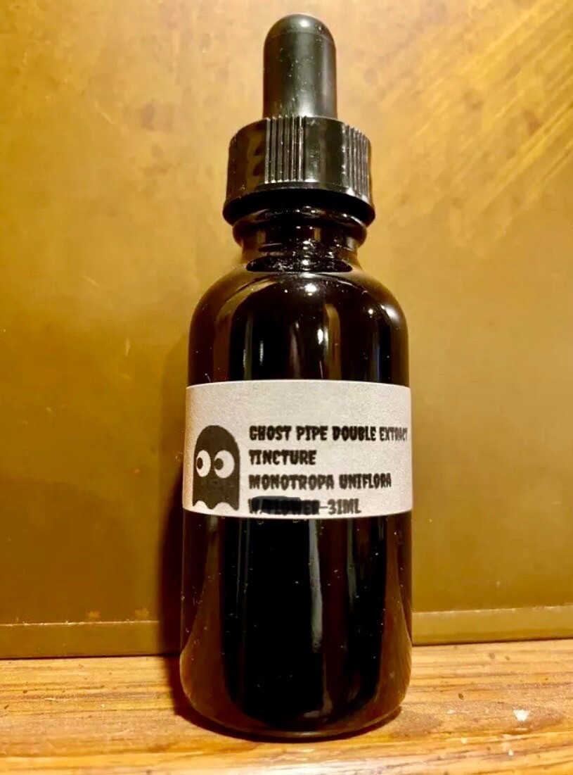Ghost Pipe Double Tincture monotropa uniflora flower 31ml. Pain Insomnia anxiety
