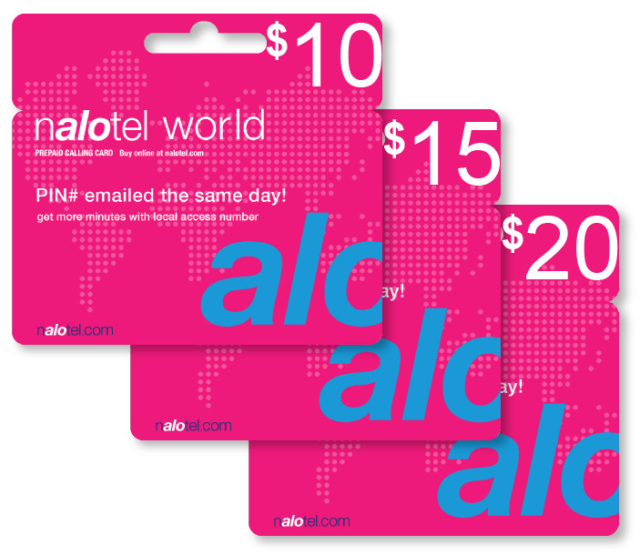 Cheap International calling card with emailed PIN