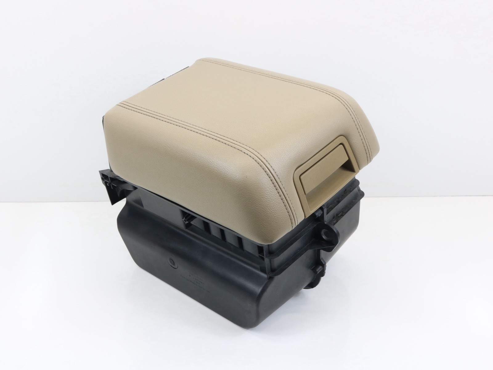 2004-2008 Ford F150 Front Floor Center Console Tan Cup Holder Storage