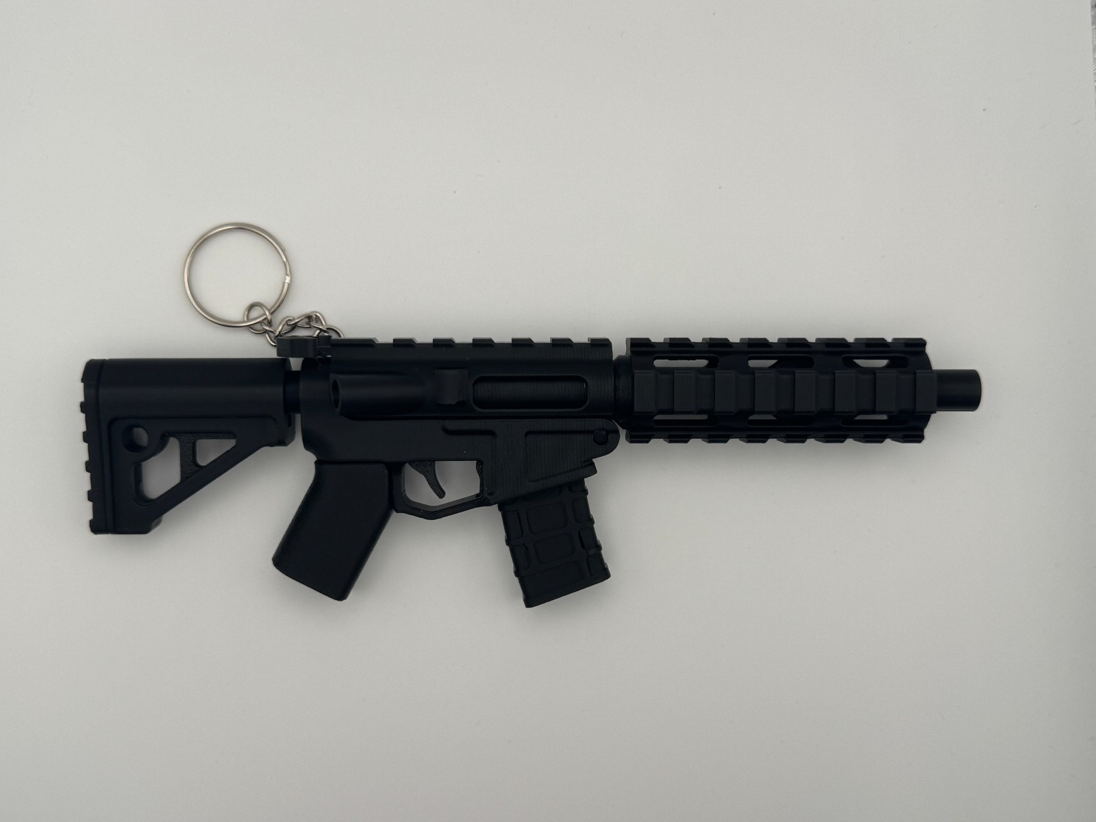 AR-15 M4 Style Key Ring Mini Rifle Keychain Tactical Gift Accessory