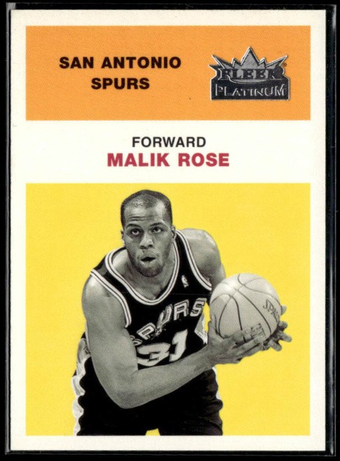 2001-02 Fleer Platinum #138 Malik Rose Anniversary Edition #/201