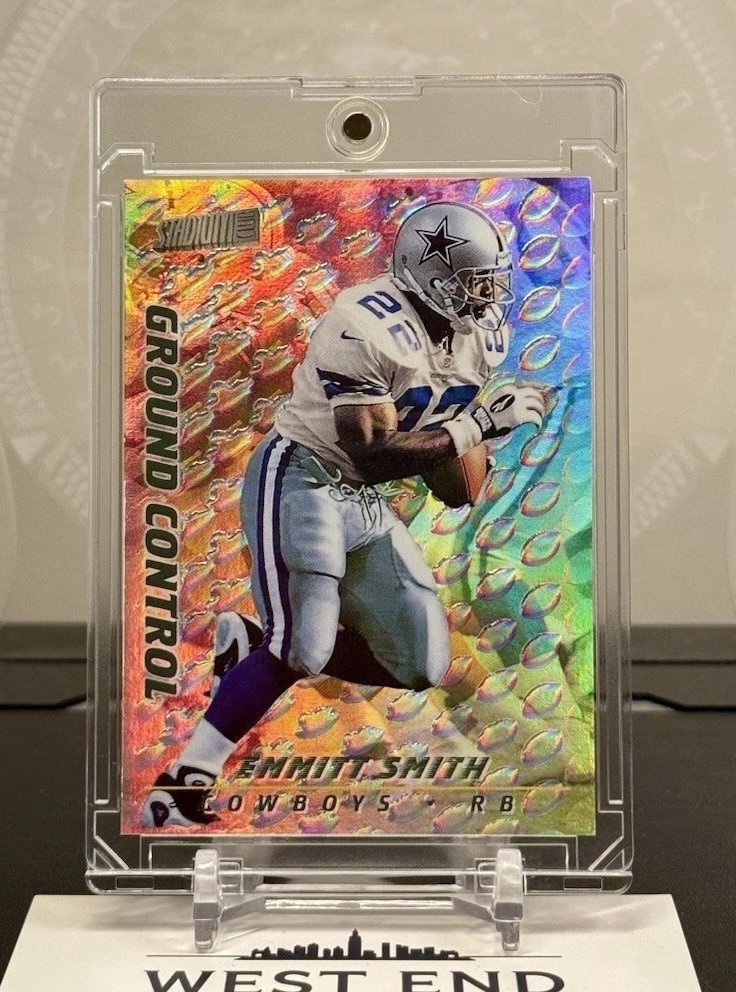 EMMITT SMITH 1997 Stadium Club HOLO PRISM INSERT #GC3 Cowboys HOF 💎