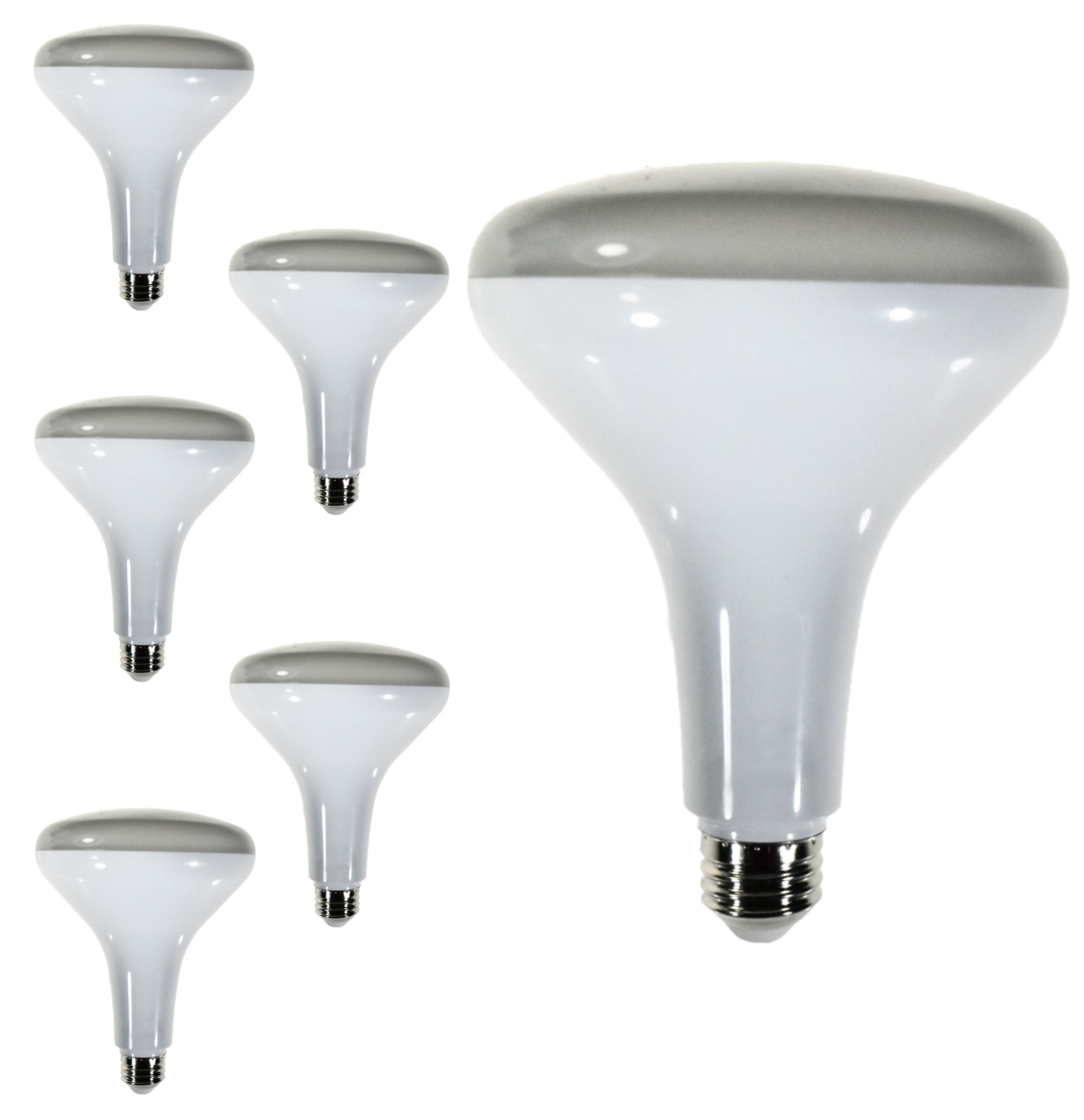 Diodesy BR40 LED FloodLight 9W 650LM E26 3500K Neutral White 120V 110° White 6Pk