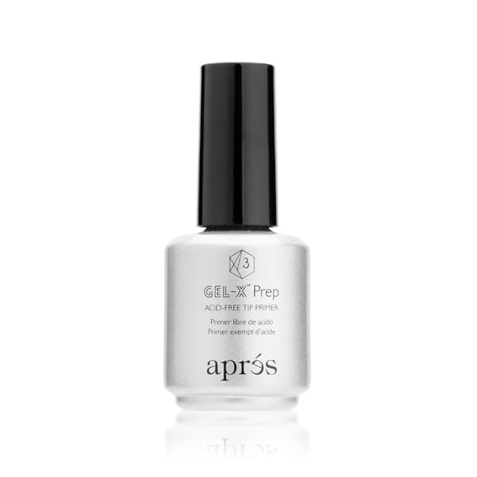 Apres Gel-X Prep Acid-Free Tip Primer 15 ml, Nail Tip Etching Prep for Improved