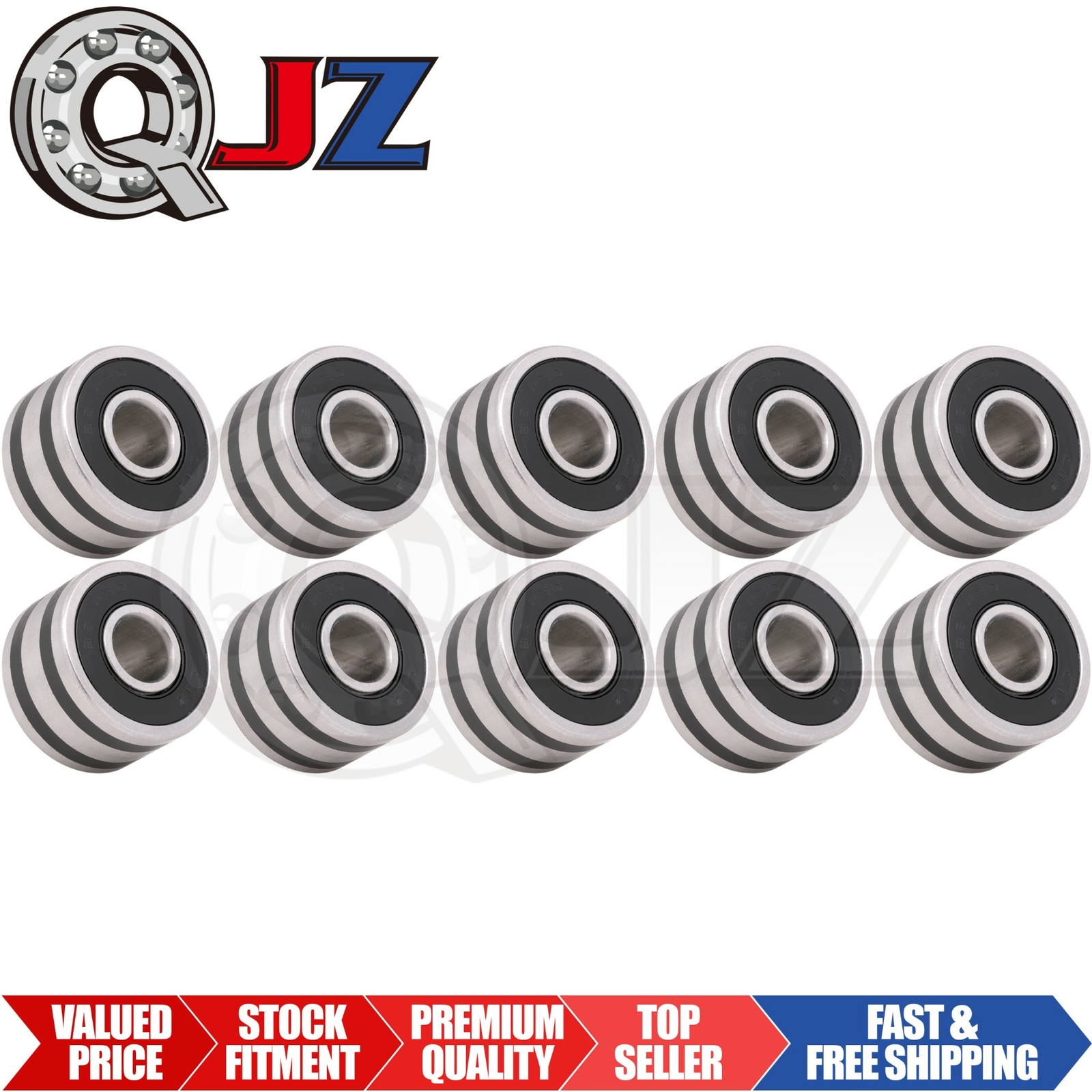 [Qty.10] New10-800-4W Alternator Bearing Replacement [8mm ID x 23mm OD x 14mm W]