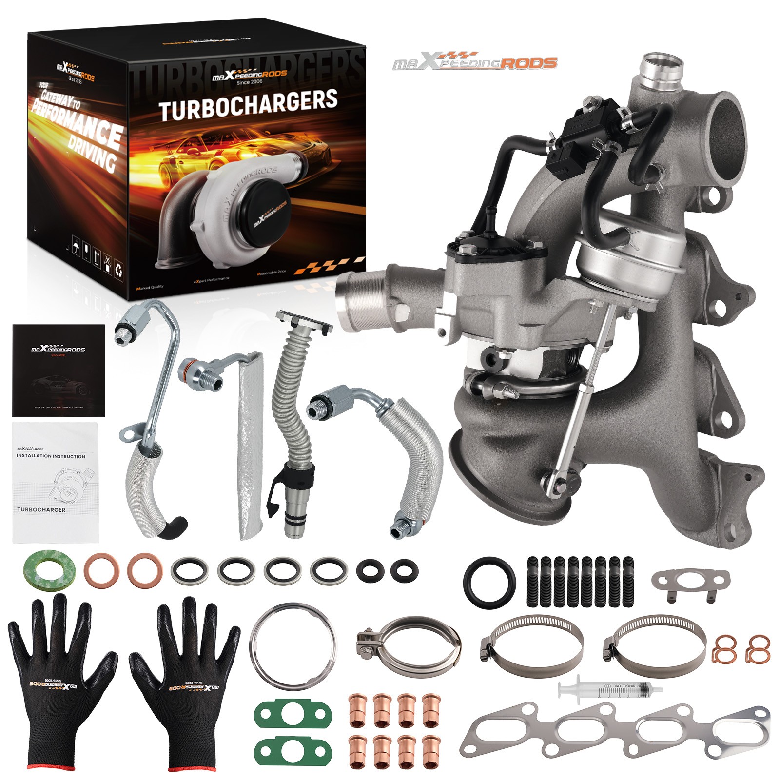Complete Turbo Turbocharger Kit For Chevy Cruze Sonic Trax & Buick Encore 1.4L