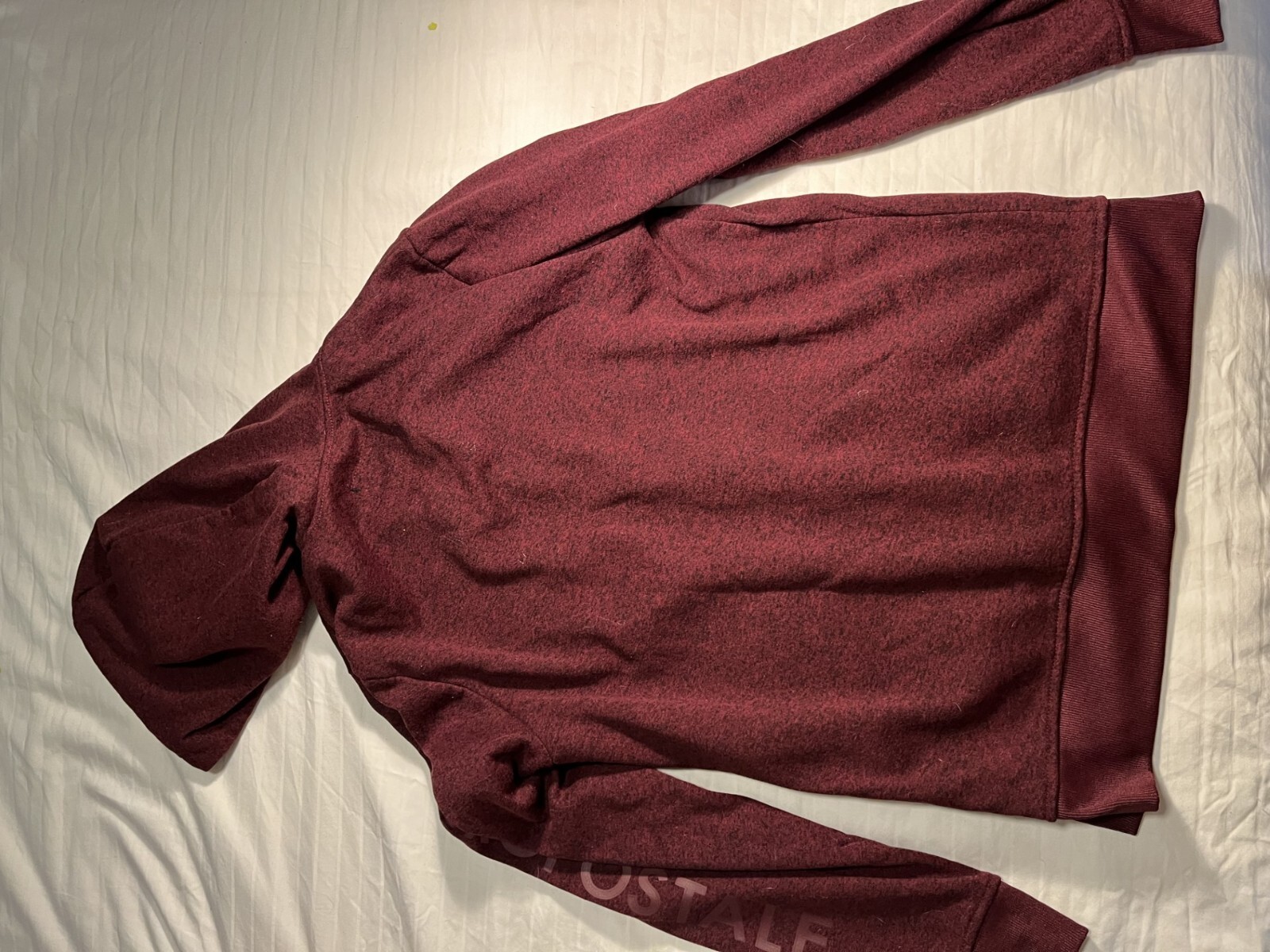 Aeropostale Maroon Hoodie Large - Cozy & Stylish    M7