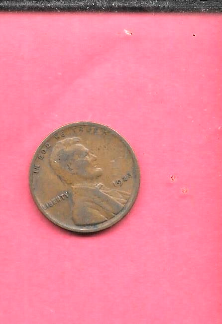 US LINCOLN WHEAT CENT 1923 P  FINE-NICE OLD CIRCULATED ANTIQUE COPPER PENNY COIN