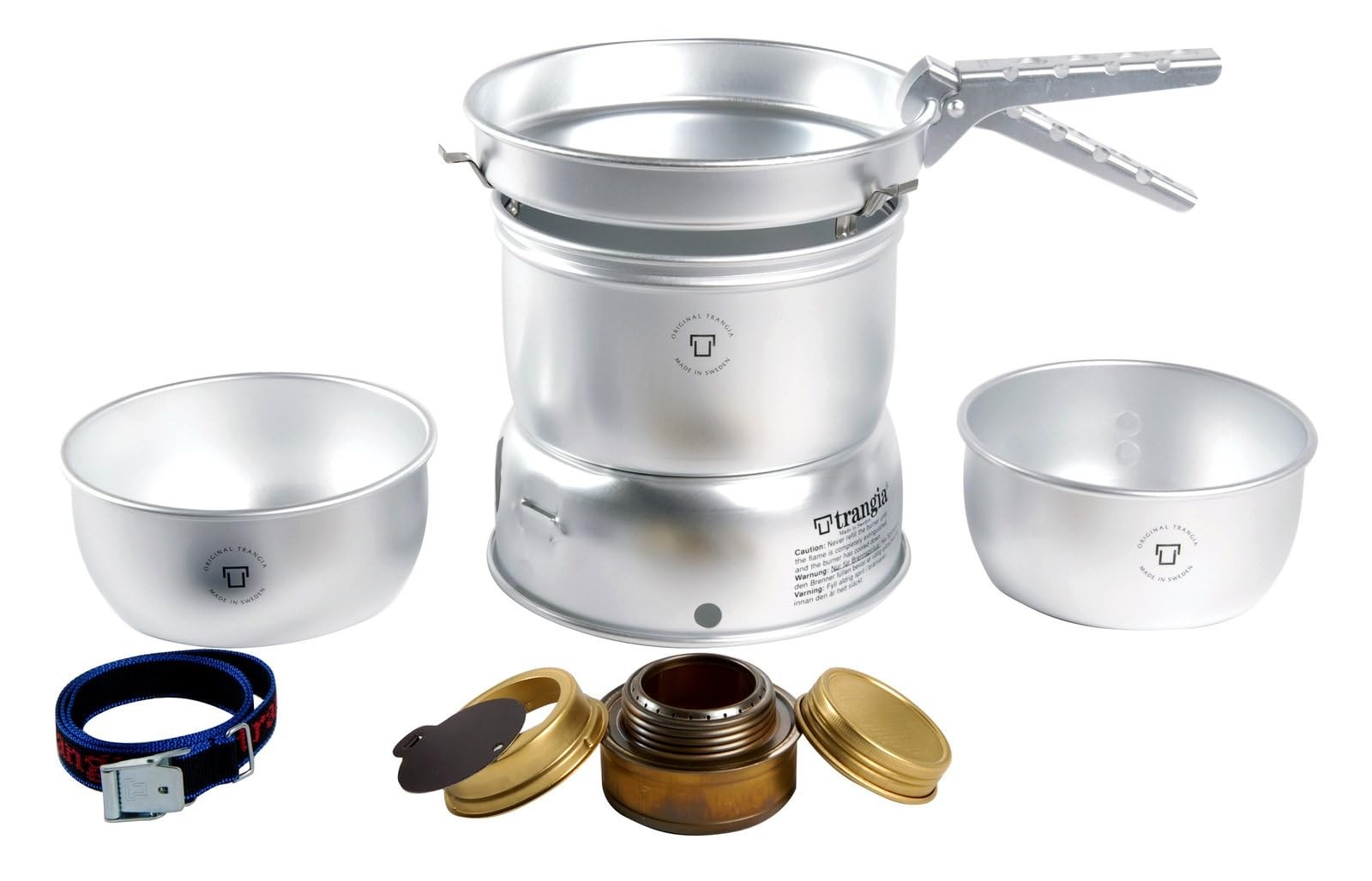 Trangia 27-23 Duossal 2.0 Camping Stove Kit with Stainless Steel Lined Pans